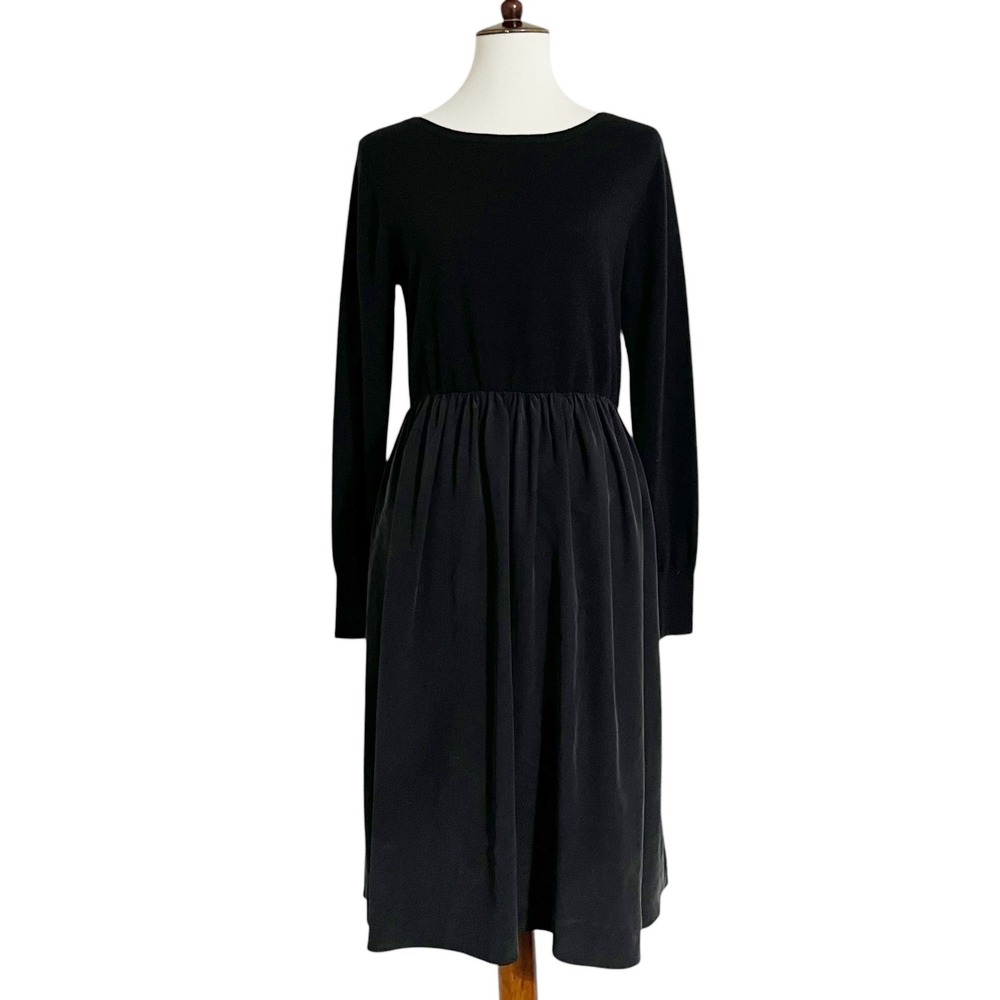 Sundance Jillian Mixed Media Wool and Silk Midi Sweater Dress Size Medium - Picture 5 of 11